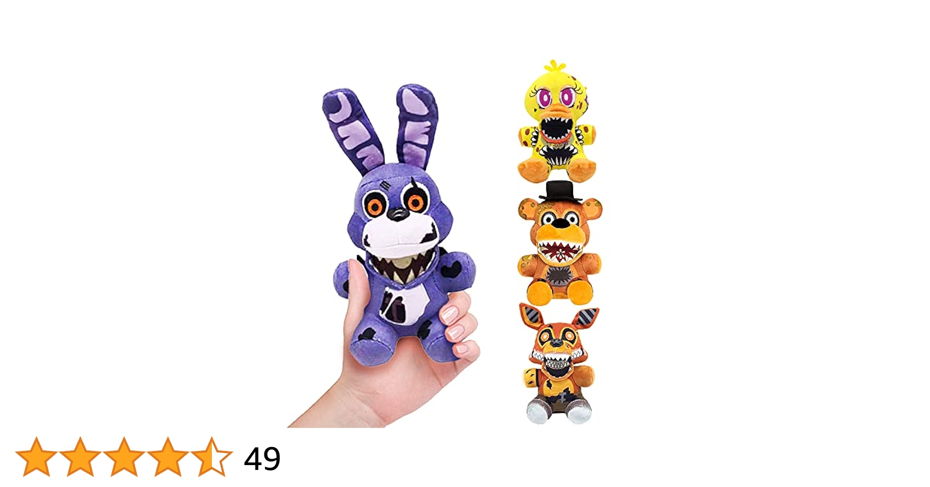 FNAF　STDぬいぐるみ　全4種セット　ROUND1③ Amazon.co.jp: FNAF five nights at freddy's STDぬいぐるみ4種