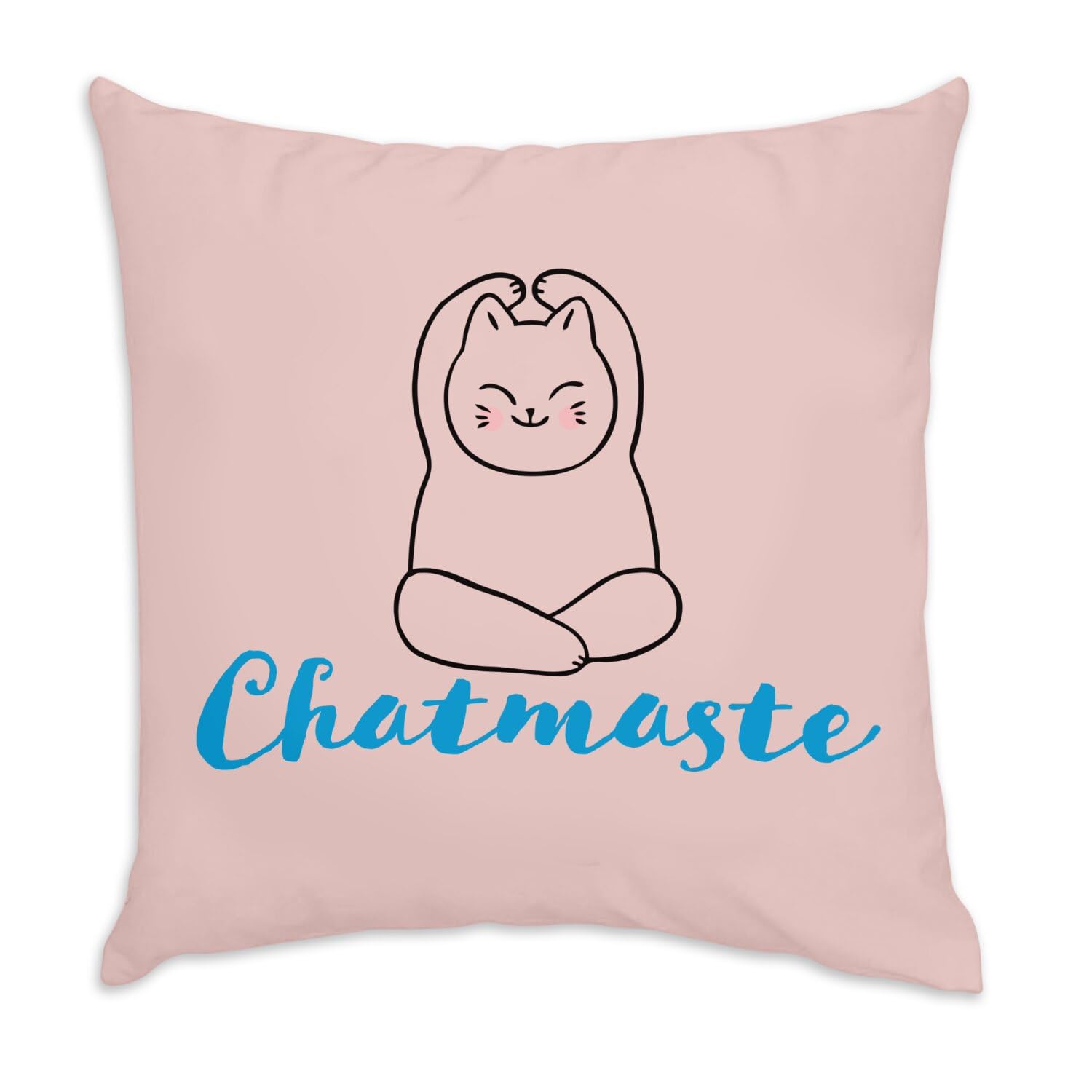 Coussin en velours Chatmaste unique a offrir comme cadeau original pour fan de chat