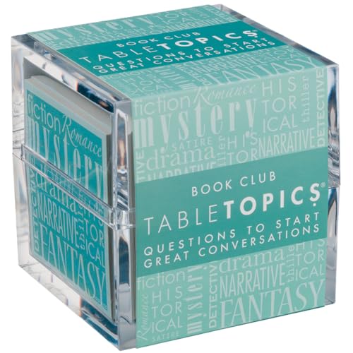 TableTopics Book Club Questions - 135 Conversation Starter Cards for Book Lovers Reading Enthusiasts Teachers & Students Inspiring Discussion Questions Gift for Avid Readers