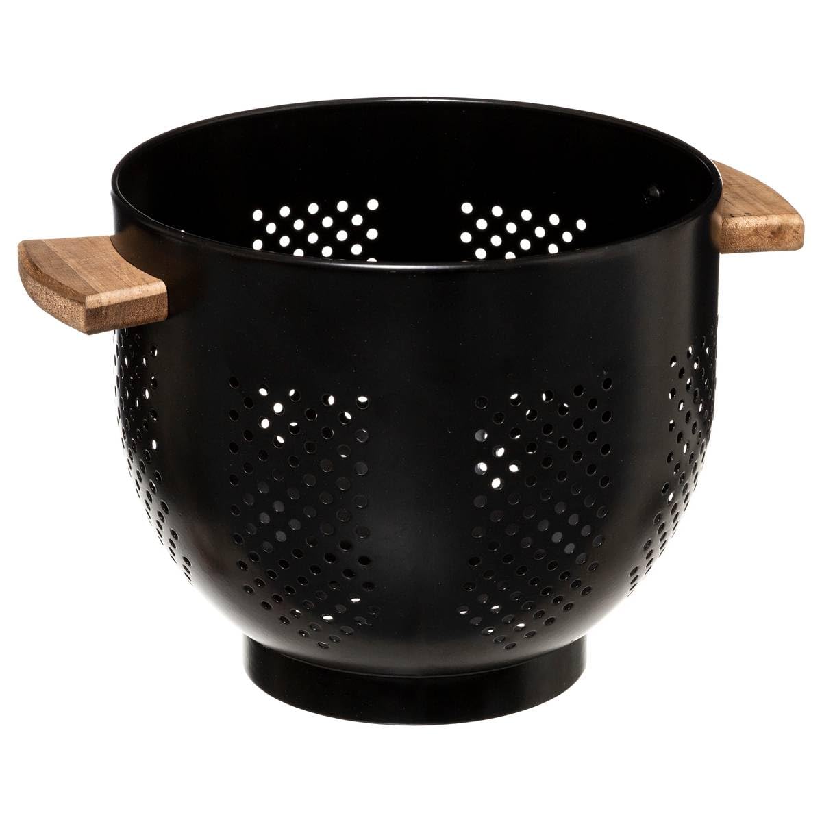 Scolapasta Inox 28,5cm Home con 2 Manici: Acciaio Inossidabile Duraturo