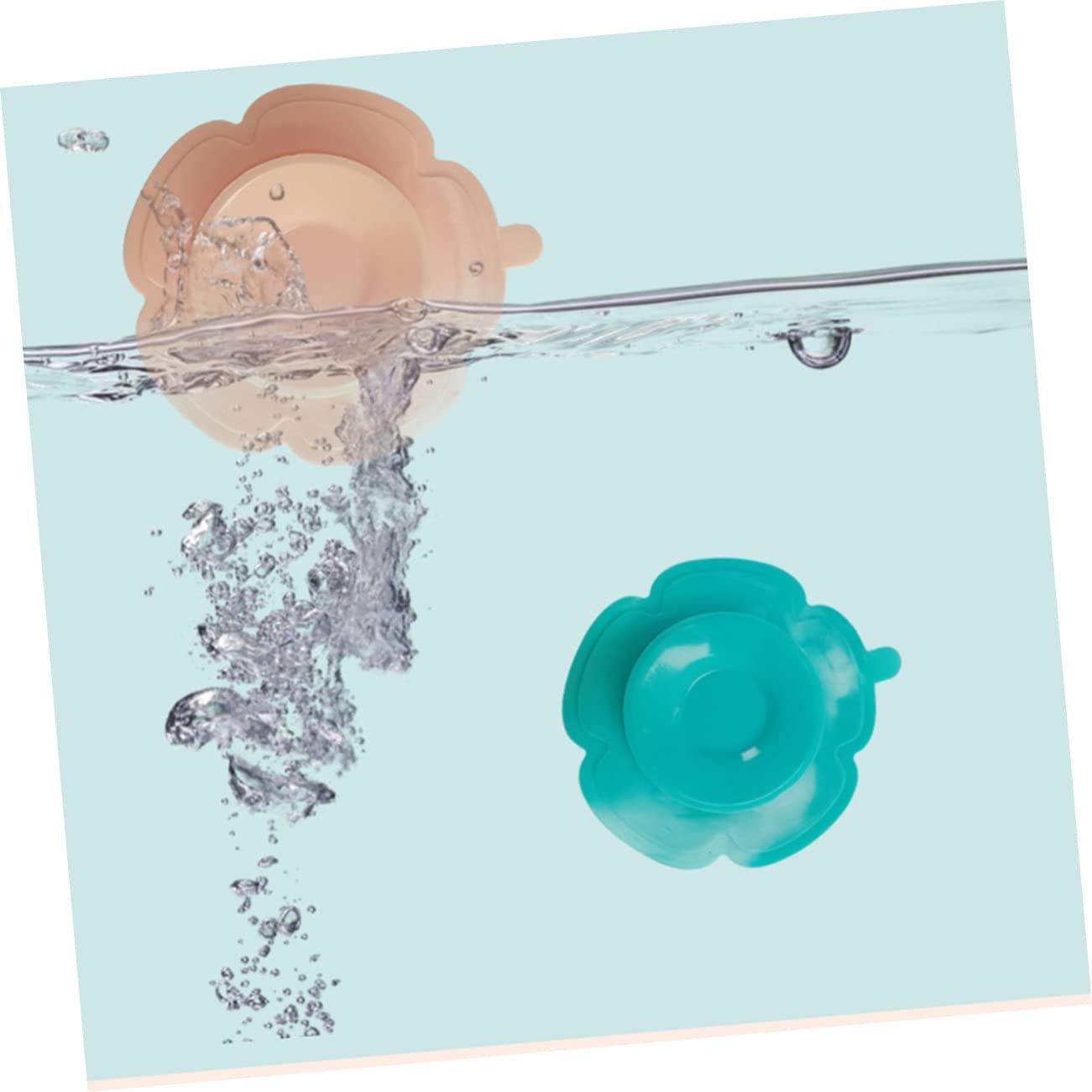 ERINGOGO Suction Mat for Boys and Girls Plate 6pcs Baby Plate Suction Pad Plate Bowl Toddler Food Suction Pad Baby Tableware Sucker