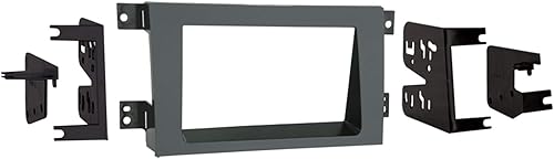 Metra 95-7870G Kit de tablero de instalación doble DIN para Honda Ridgeline 2005 en adelante (gris)