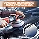 YUFFQOPC Polieraufsatz Kompatibel mit Bosch Exzenterschleifer,4 Stück Lammwolle Polierscheiben Polierhauben Polierpads 125mm für Exzenterschleifer mit Klett für Auto, Autoscheinwerfer, Korkböden,Weiße