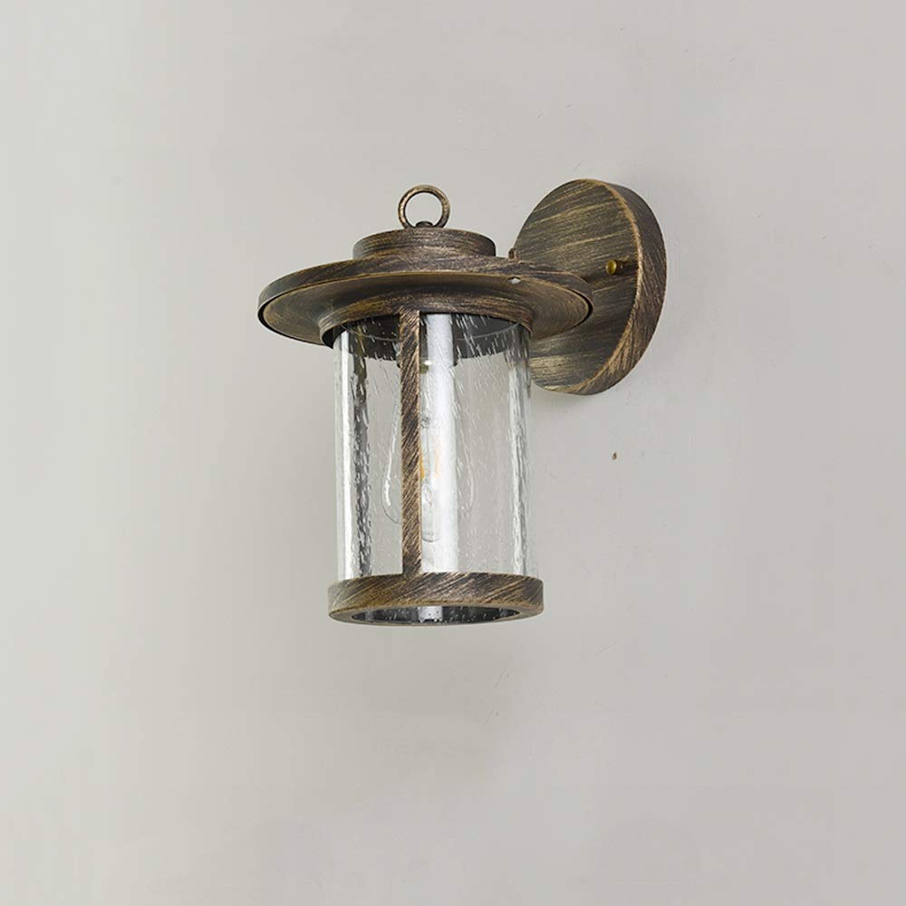 Lampe murale peinture avec lamp de jardin suspendue noire au design rétro chic