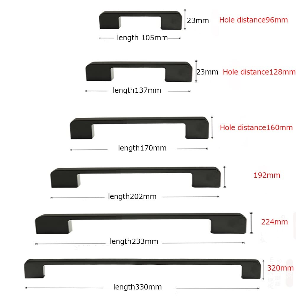 Amazon | 5個 96/128/160/192/224/320MM 引き出し取っ手、家具の取っ手