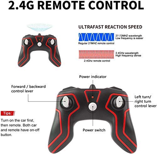 image for RC Cars Stunt Car Toy, Amicool 4WD 2.4Ghz Remote Control Car Double Si