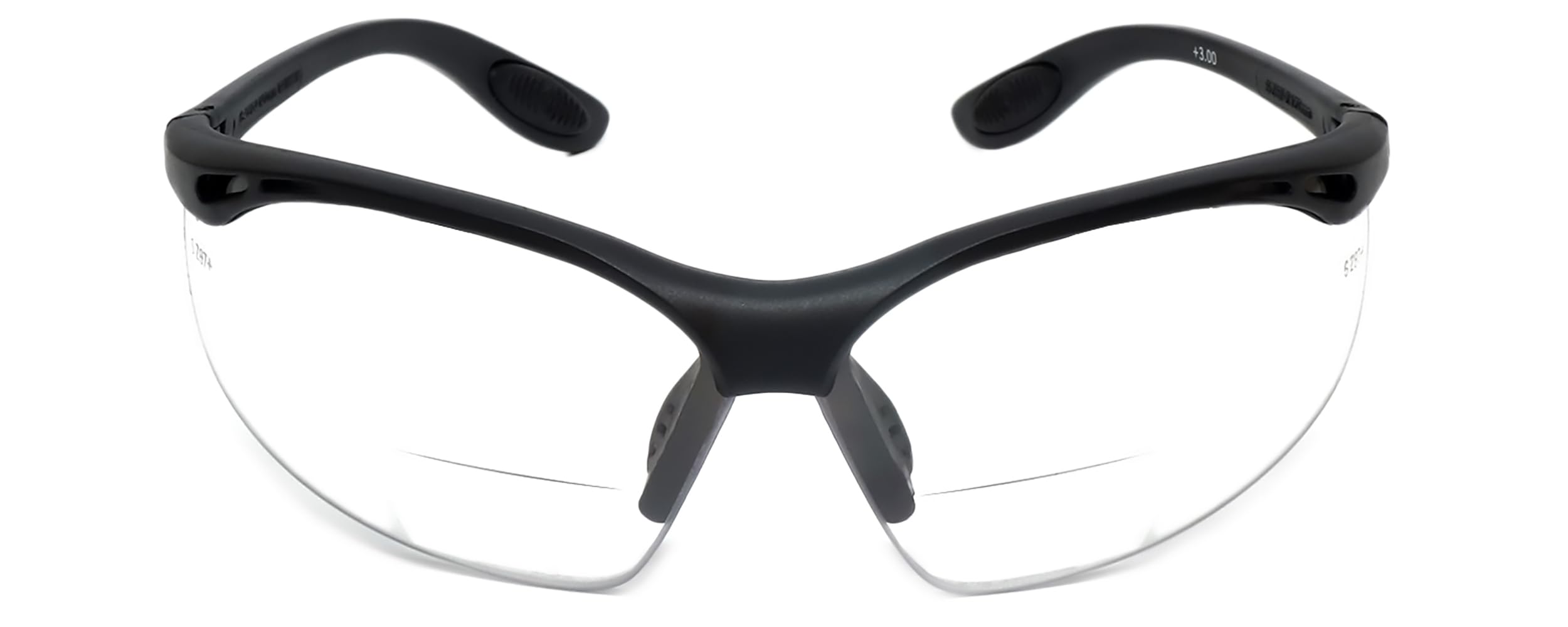 Calabria BiFocal Schutzbrille UV-Schutz | 91348 | schwarzer Rahmen / getönte Gläser | Unisex | bruchsicher | Seitenschild