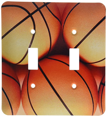 Interrupteur à bascule basketball 3dRose lsp_109460_2 pour chambre de jeune sportif