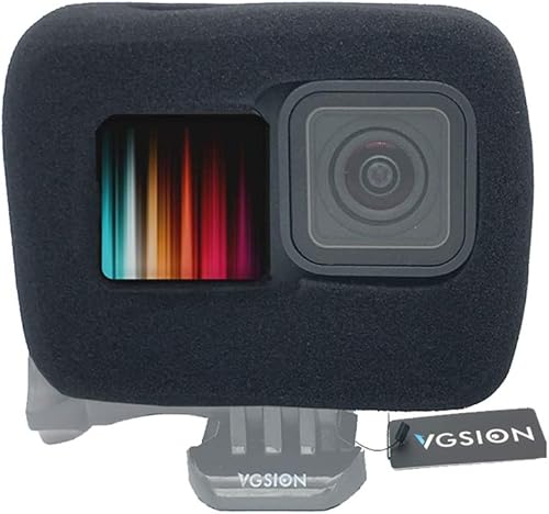 Orejera de viento para GoPro Hero 13/12/11/10/9 - Funda de micrófono de espuma para reducción de ruido del viento, accesorio de grabación de audio