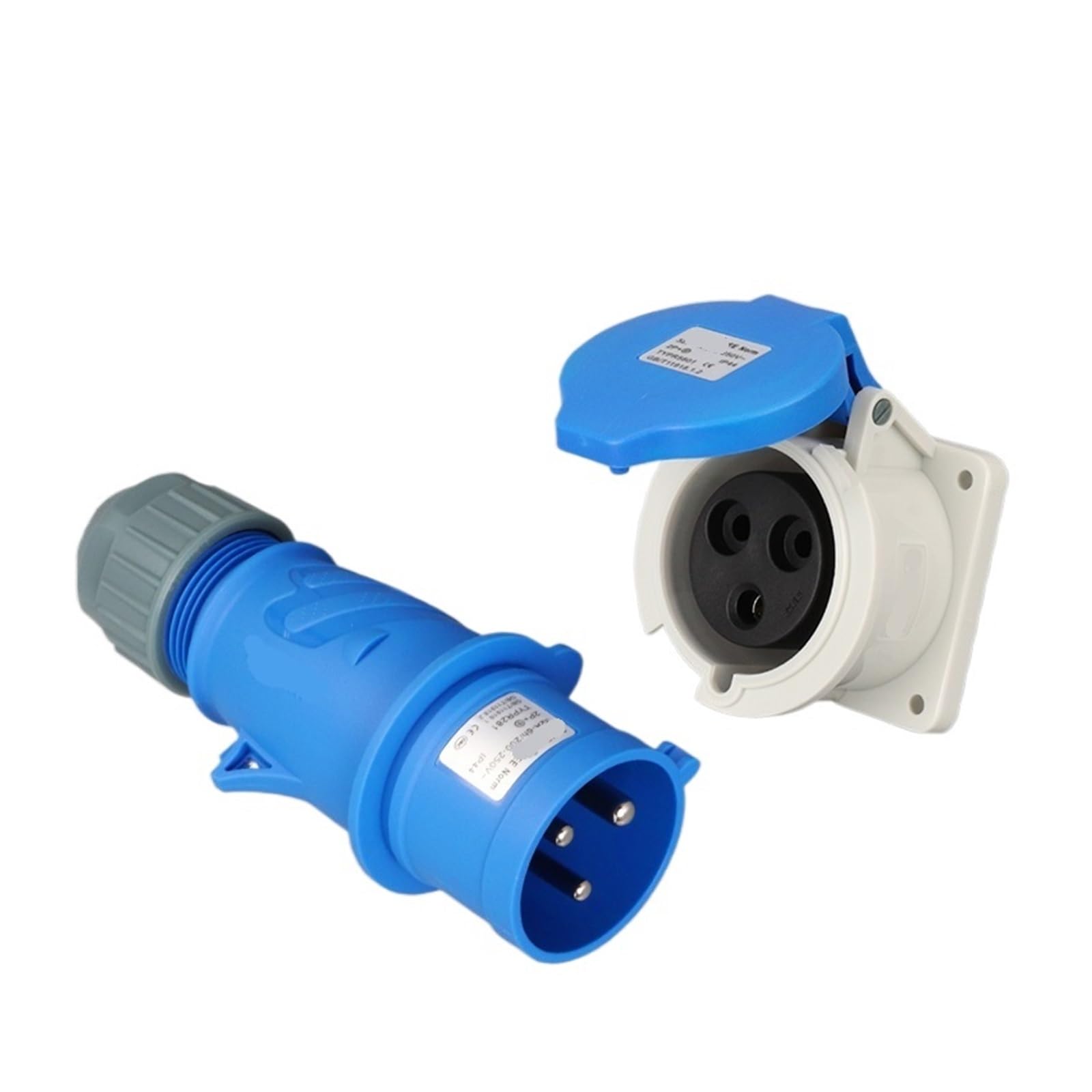 MUYTQAERG 3-core 32A Aviation Industry Plug and Socket Connector 281TYP231/2601/2801(Plug concealed socket)