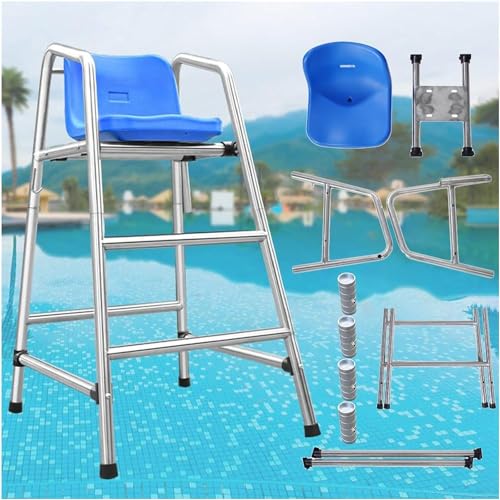 Silla Salvavidas para Piscina con Escalera de Acero Inoxidable miniatura 1