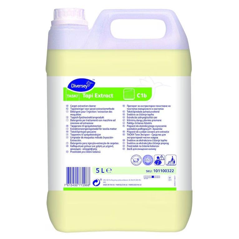 TASKI Taski Tapi Extract C1B - Limpiador para uso profesional para mejorar el rendimiento en cada uso con detalle técnico C1B