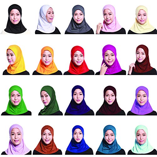 ShuoBeiter Womens Muslim Mini Hijab Scarf2