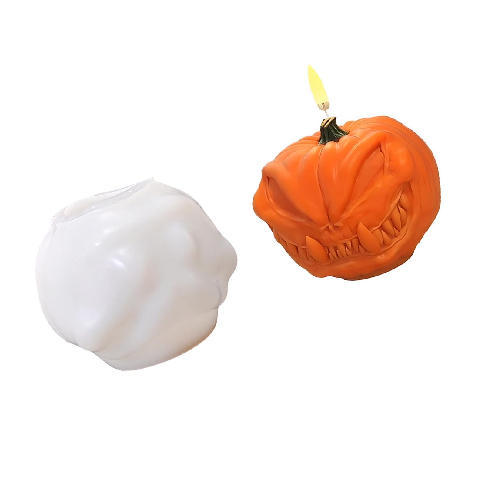 hogtnd Skull Silicone Moulds Plaster Epoxy Resin Moulds Halloween Candle Moulds Ornament Casting Mould Silicone Mould