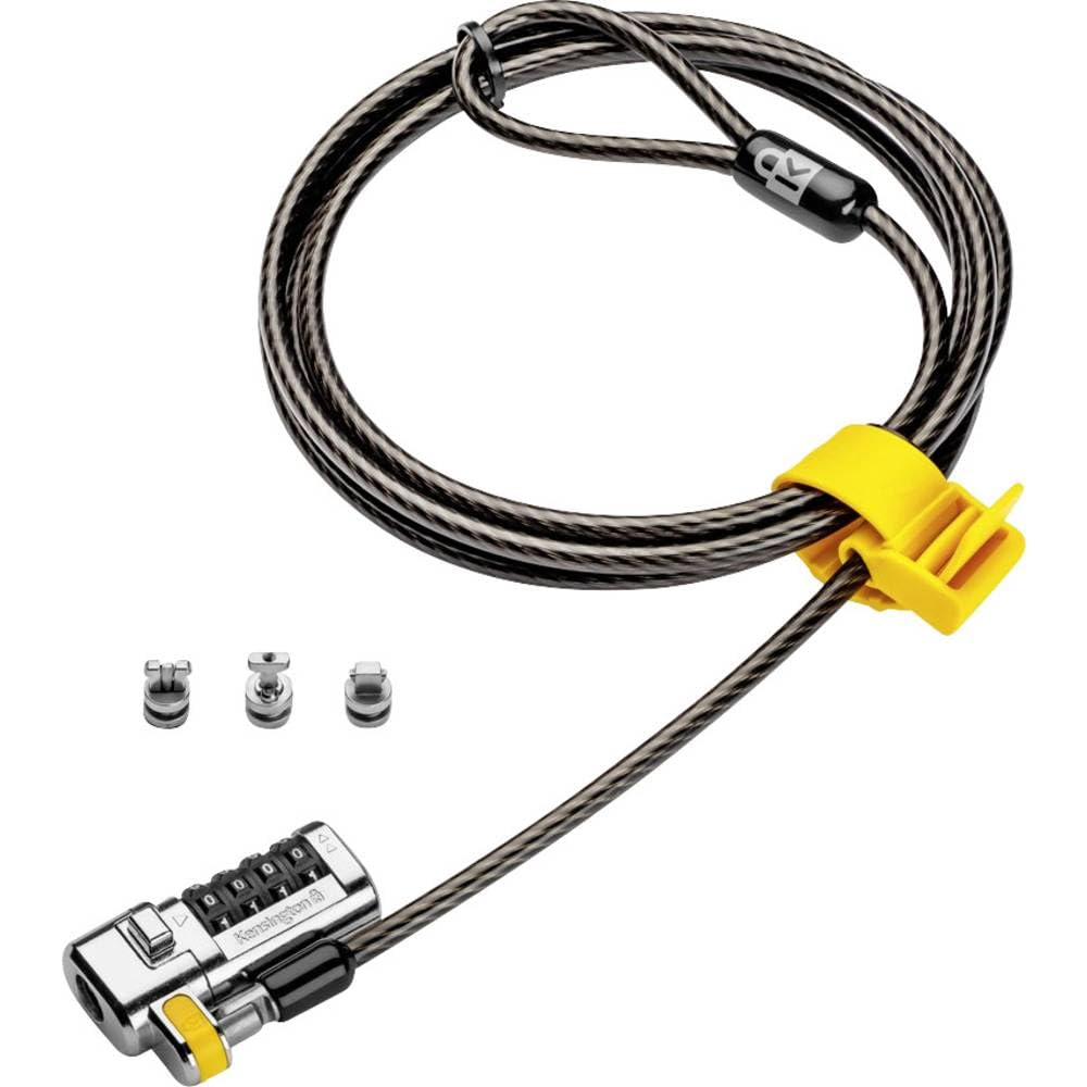 Kensington ClickSafe 3 w 1 zamek szyfrowy (T-Bar, Nano i Wedge Kotwy)