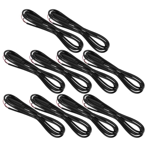 Kisangel 10pcs cable extensión Jack 3.5mm hembra 1 metro miniatura 1