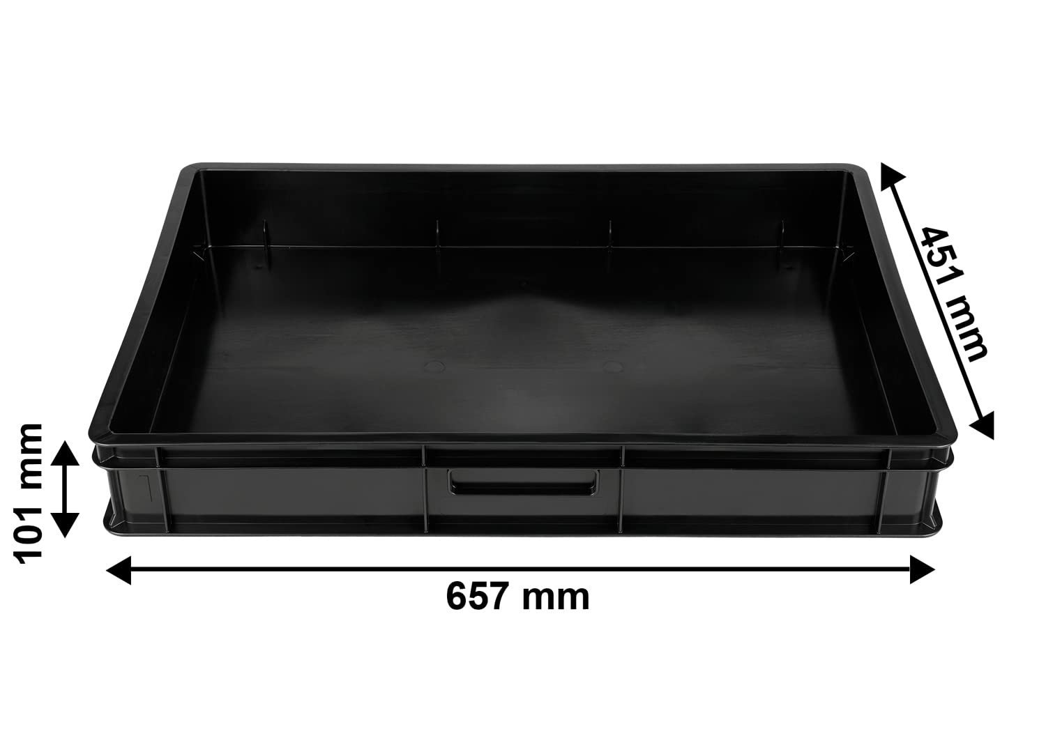 GREEN24 Anzucht System GW-320 bestehend aus Profi Wasserwanne GW657, passender Kapillarmatte (Wasseraufnahme 3L je qm) und Topfplatte mit 320 Töpfen (26,5x21,5mm, 51mm hoch) im Euromaß (600 x 400mm)