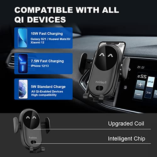 Qi 15W Caricatore Wireless per Auto