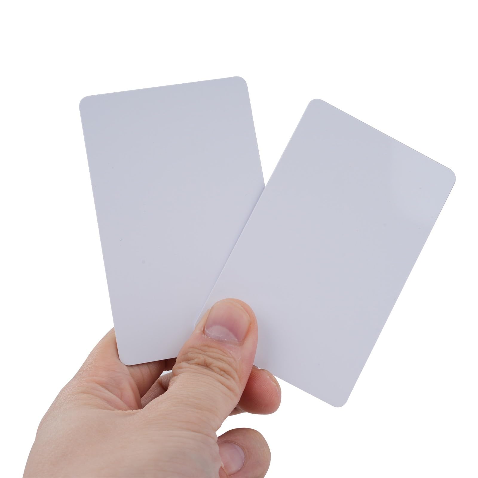 DEWIN 200 Pezzi RFID Card, Classic RFID Tag 13.56mhz Doppia Frequenza RFID Carta,Classic 1K 13.56MHz,Bianca ISO 14443A (Confezione da 200)