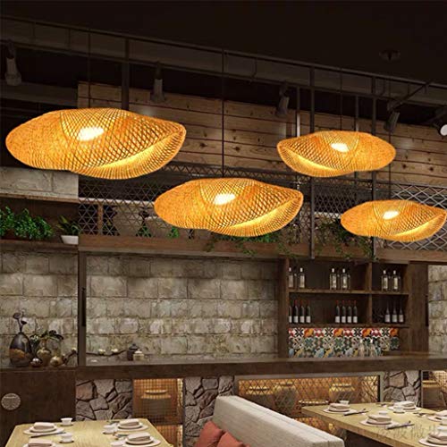 Suspension E27 bambou pour sublimer une chambre ou un salon rétro - 7