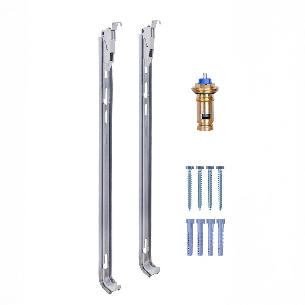 Belrad - Radiador universal (500 x 1200 mm, 6 conectores)