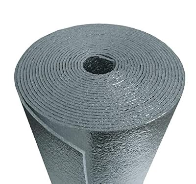 US Energy Products (3MM Reflective Foam Insulation Shield, Heat Shield, Thermal Insulation Shield Radiant Barrier 16" x10ft 12.5sqft (One Pack)