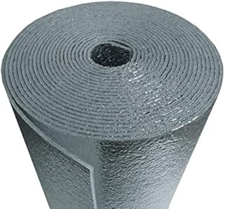 Super Shield EZ Cool Car Van Truck RV SUV Vehicle Insulation 4' x 25' Roll 100 Sqft 25ft Tape Kit: Sound Noise Dampening Deadener Heat Barrier Mat Automotive Thermal Insulation Kit (Made in USA) (1)
