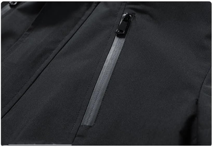 Men's Hiking Trenchcoats Casual Climbing Waterproof Hooded Coats Sports Breathable Zipper Jackets