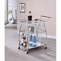 Algopix Similar Product 5 - Benjara Benzara Metal and Glass Serving