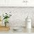 In Home NH2359 Hexagon Faux Marble Peel & Stick Backsplash Tiles, White & Off-White