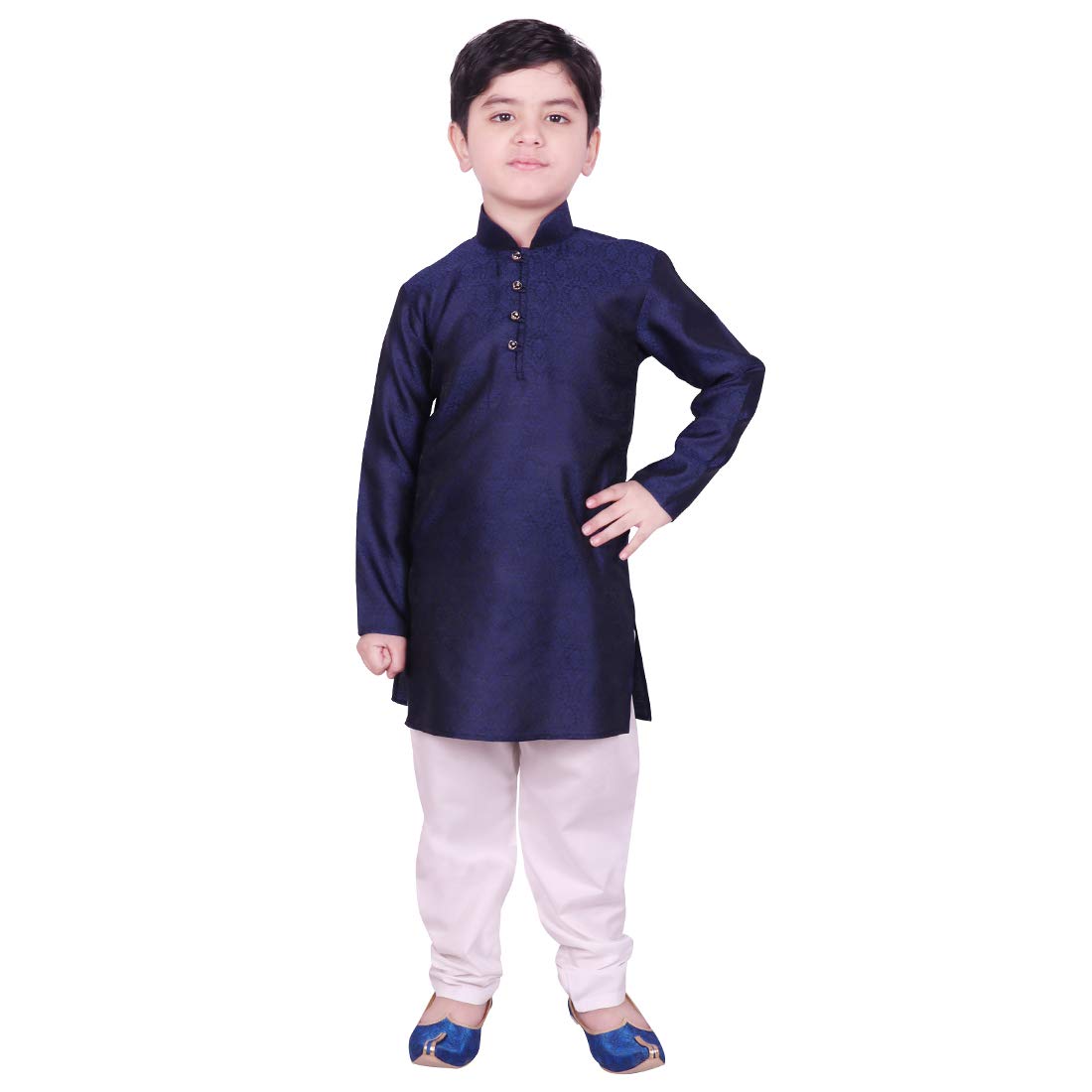 SG YUVRAJKids Silk Kurta Pyjama Set For Boys
