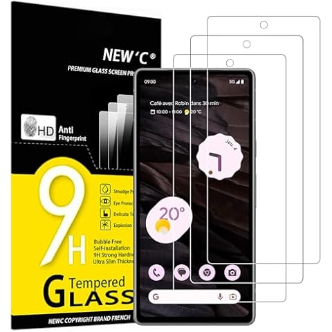 NEW'C Verre Trempé Google Pixel 7a Cover