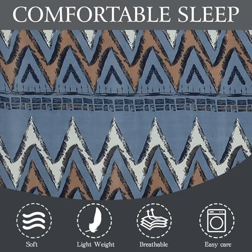 Image of IVAZA Ezyption Cotton Super Soft 240 TC Elastic Fitted All Around Elastic Printed King Size Double Bed Bedsheet with 2 Pillow Cover 72 inch X 78 inch Grey Sky