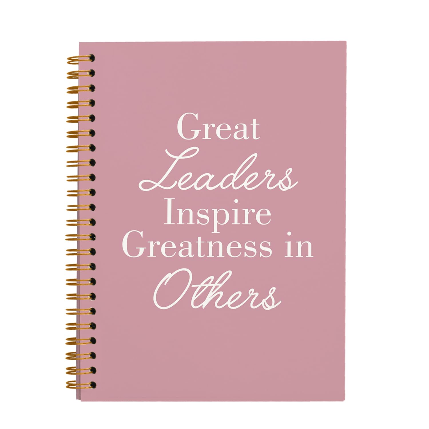 OXW Pink Meeting Notebooks for Work, Leadership Gifts Office Work Notebook Journal for Writing Note Taking, Thank You Gifts for Women Men Leader Boss