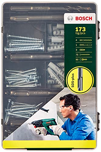 Bosch Home and Garden 173-teiliges SDS-plus-Befestigungs-Set, Beton, 2607017163 – Ansicht 2