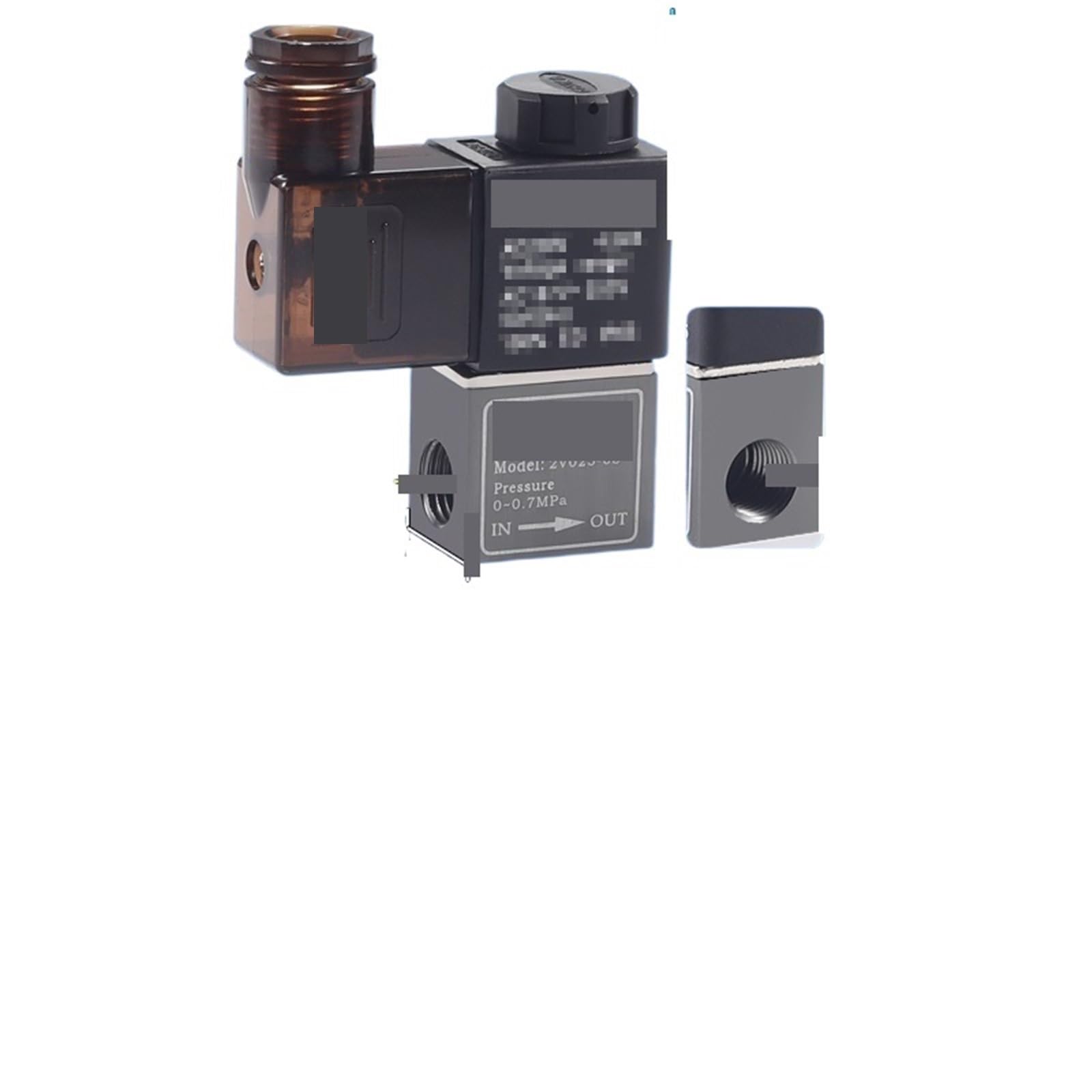 Uyqukggpsn 2V025-08 Ac220v 1Pcs 2V025 Solenoid 2V025-08 3V1-06 Ac110v/220V Dc12v/24V Compressor Valve Normally Closed Pneumatic Solenoid Valve(2V025-08 Ac220v)