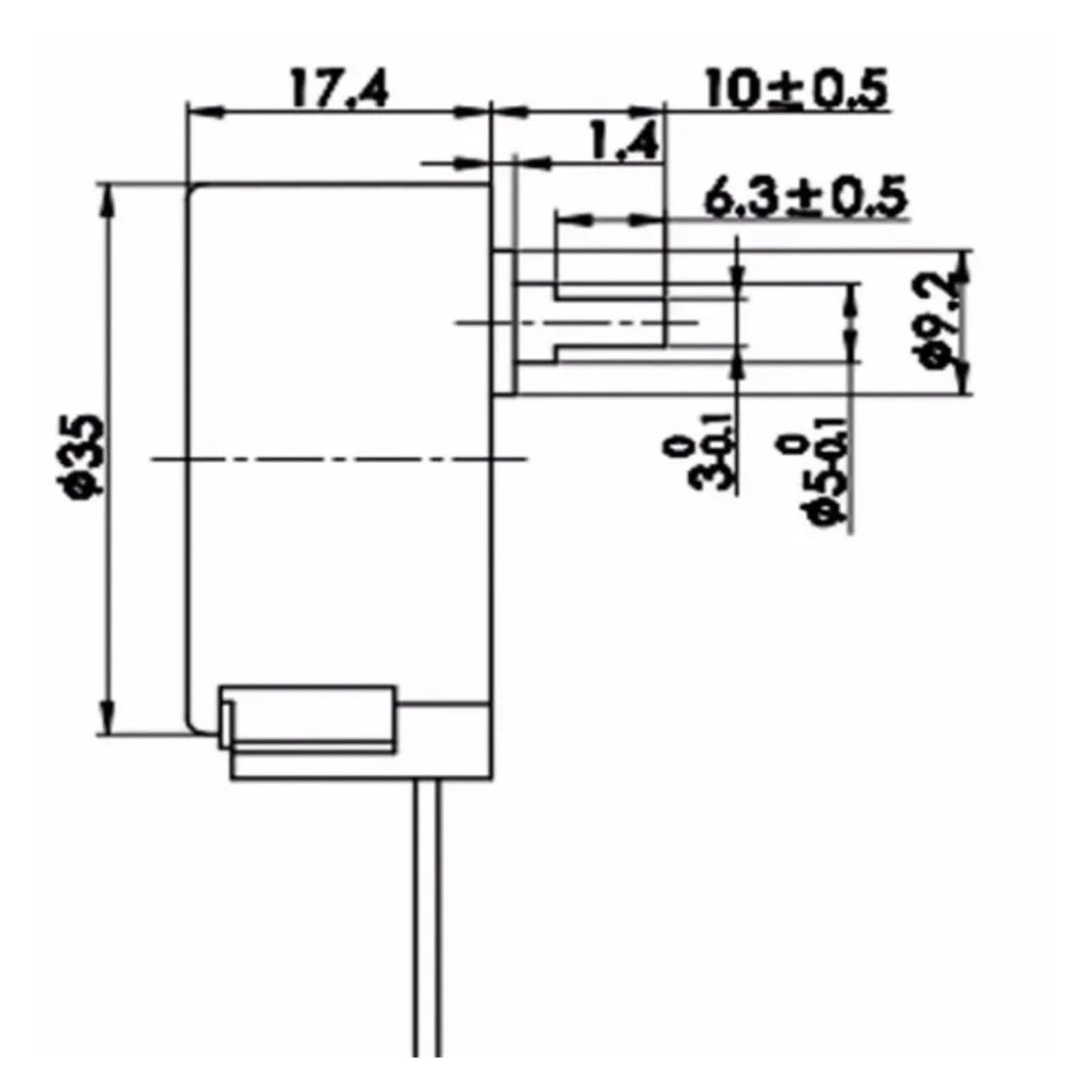 1pcs new PK268-03A 2-phase 1.8-inch stepping motor DC 3A 1?