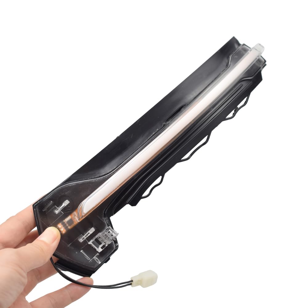 1 Par Luces de giro indicadoras intermitentes dinámicas para A-udi A3 8V S3 RS3 2013-2020 (Transparent)