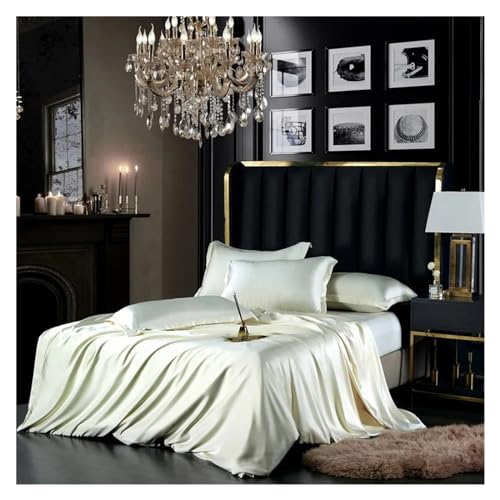 Funda nórdica de eucalipto lyocell para cama queen juego de dormitorio blanco sedoso natural