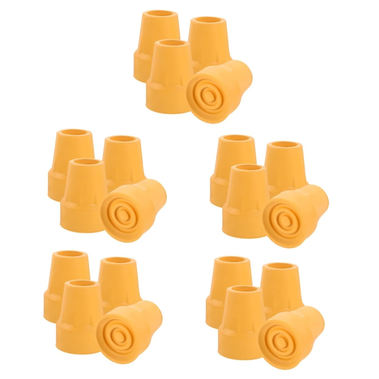 FOMIYES Lot De 5 Embouts De Rechange Antidérapants Pour Cannes De Marche Pour Activités De Plein Air 4 Pièces X 5
