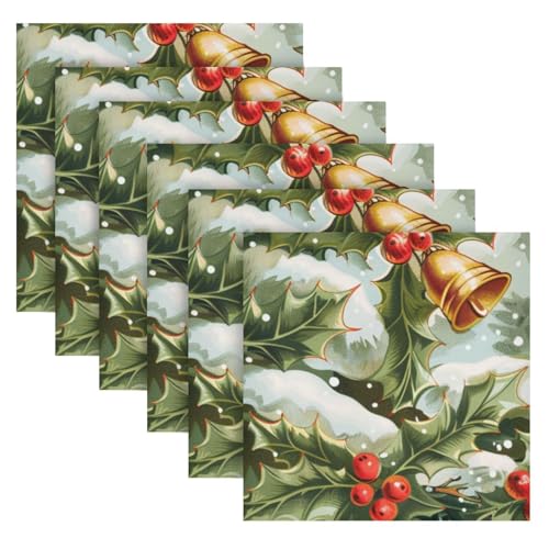 Servilletas de Tela Multicolor 20x20 pulgadas Pack 6 miniatura 2