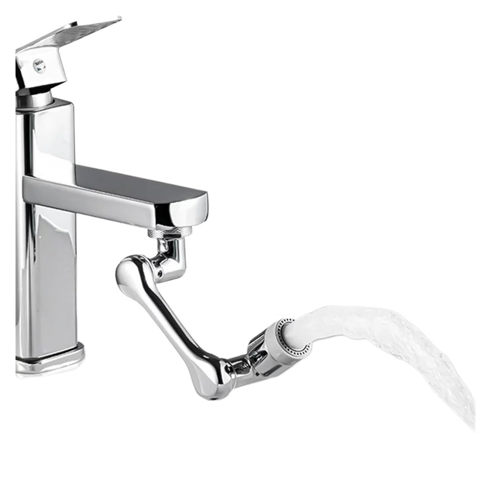 Cxfjshewcv Dual Mode 1080 360° Rotating Kitchen Faucet Extender, Splash-Free Water Saving Nozzle, 22/24Mm Universal Tap Adapter
