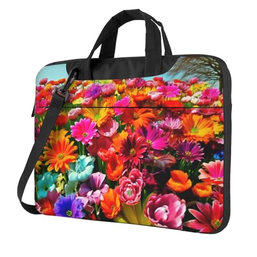 Sac ordinateur imprimé printanier convertible pour bureau et voyage