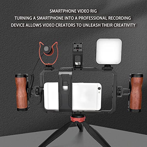 Estojo para Vlogging para Equipamento de Vídeo para Smartphone, Suporte para Estabilizador de Vídeo