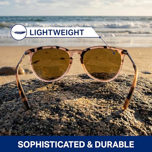Image of Blenders Eyewear North Park X2 - Polarized Sunglasses - Classic Shape, Mixed Metal Frame - 100% UV Protection