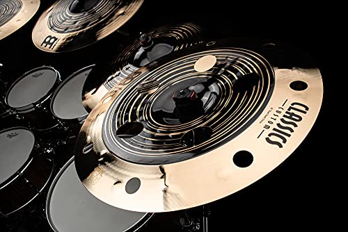 Meinl Cymbals Classics Custom Dual 16" Trash China Cymbal With Holes, Dark And Brilliant Finish — Made In Germany — For Rock, Metal And Fusion, 2-Year Warranty, (Cc16Dutrch) #TOP4