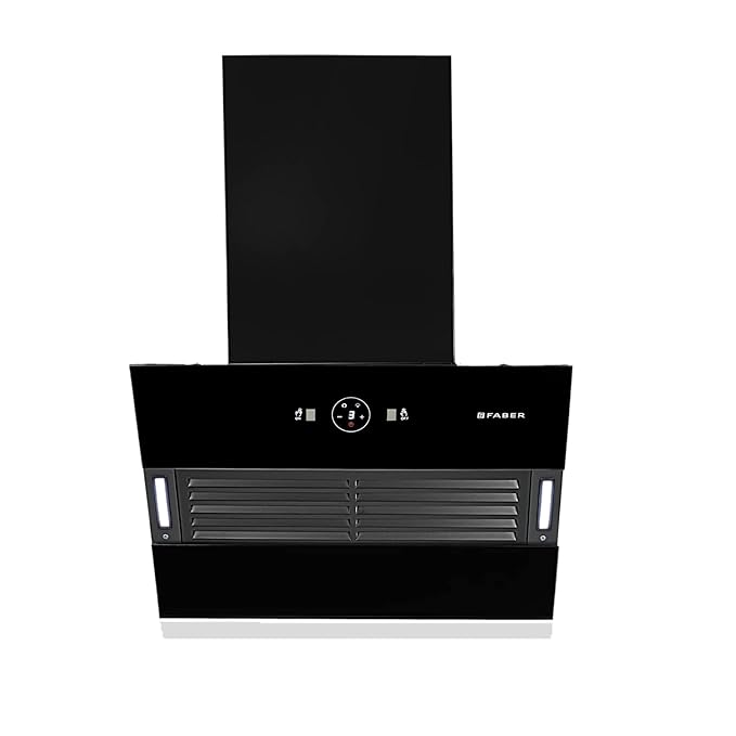 Faber 60 cm 1200 m3/hr Slant, Filterless Auto Clean Chimney, 12Yr Warranty on Motor(2Yr Comprehensive)|| Italian Design (HOOD VERTIGO FL SC AC BK 60, Touch & Gesture Control, Black) at Rs. 13490