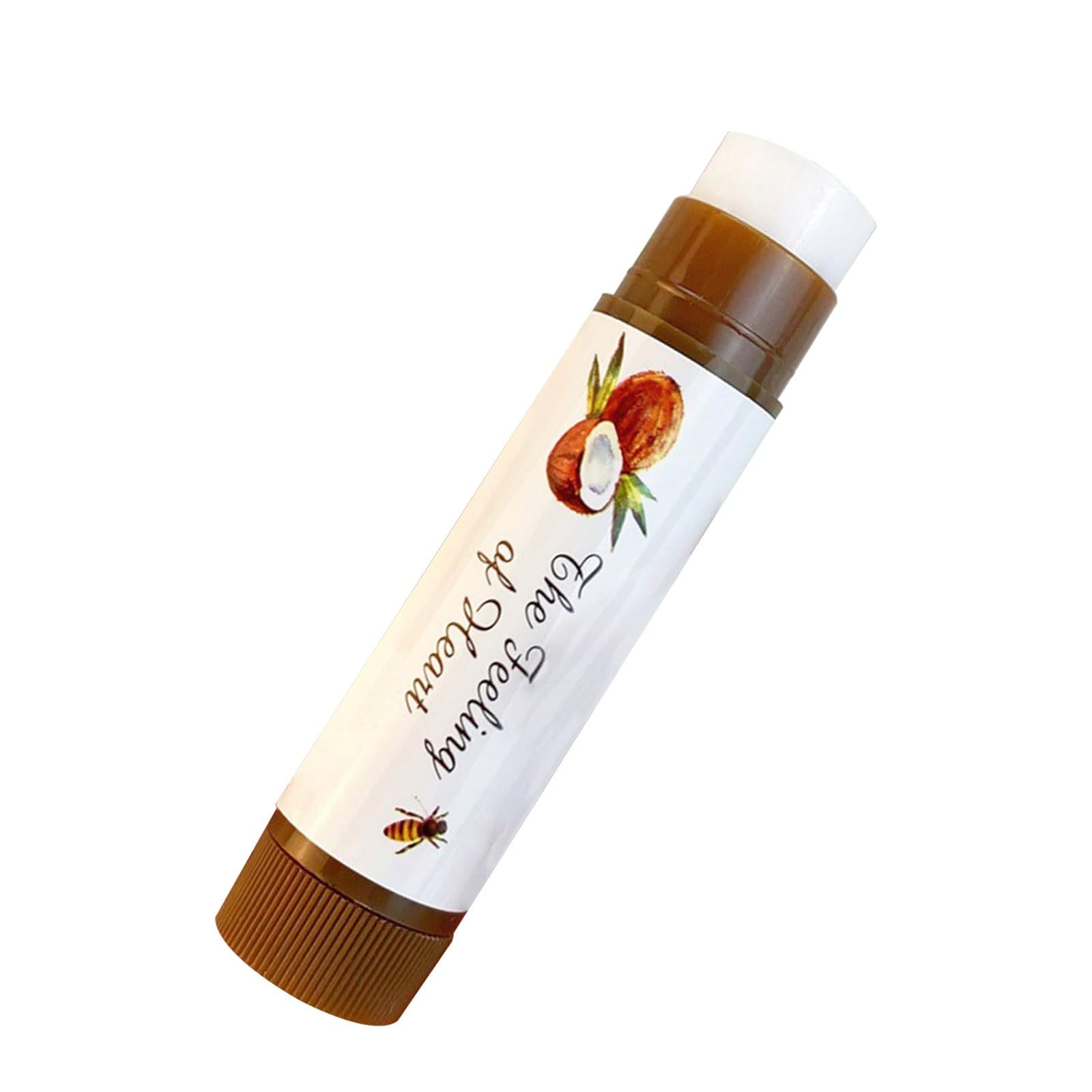 VESNIBA Fruit Flavored Lip Balm With Moisturizing Nourishing And Fading Lip Lines Properties. It Also Provides Hydration And Colorless Lip Balm With Subtle Lip Tints. Case Make up (D, One Size)
