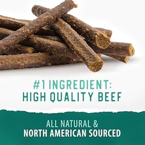 Caledon Farms Chewy Beef Sticks Dog Treats: 220G/7.8OZ Caledon Farms Chewy Beef Sticks Dog Treats 220G78OZ