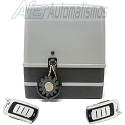 Kit motor para puerta de garaje o cancela corredera VDS SIMPLY 600 Kg – 230 v + 2 mandos Rolling code 4 canales 433 Mhz.